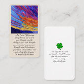 Schöne Irish Sessing-Gedenkkarte Visitenkarte (Vorne/Hinten)