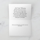 Schöne Irish Sessing Memorial Sympathy Card Karte (Innenseite)