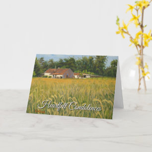 Schöne Irish Sessing Memorial Sympathy Card Karte