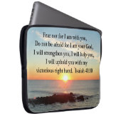SCHÖNE ISAIAH 41:10 SONNE LAPTOPSCHUTZHÜLLE (Vorne Rechts)