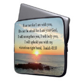 SCHÖNE ISAIAH 41:10 SONNE LAPTOPSCHUTZHÜLLE (Vorderseite Links)