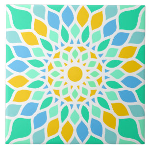 Schöne islamische geometrische Musterfliese Fliese
