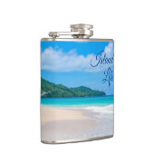 Schöne Island Life Tropical Beach Foto Flasche Flachmann (Rechts)