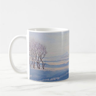 Schöne isländische Winterlandschaft Schöne Kunstsz Kaffeetasse