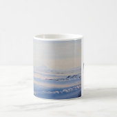Schöne isländische Winterlandschaft Schöne Kunstsz Kaffeetasse (Mittel)
