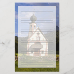 Schöne isolierte einsame Kirche namens Rainui Briefpapier