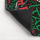 Schöne Italien Flaggenfarben Patriotic Mousepad (Ecke)
