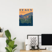 Schöne italienische Landschaft Poster (Heimbüro)