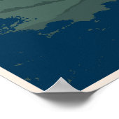 Schöne italienische Landschaft Poster (Ecke)