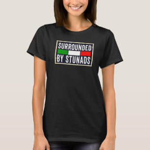 Schöne italienische Redewendungen umgeben von Stun T-Shirt