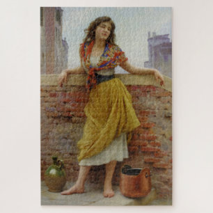 Schöne italienische Wasserträgerin Puzzle