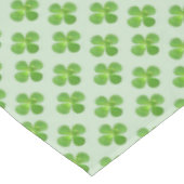 Schöne Jade Tree Green Blätter auf hellgrün Tischdecke (Schrägansicht)