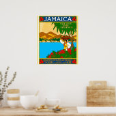 Schöne Jamaica Reise Poster (Küche)