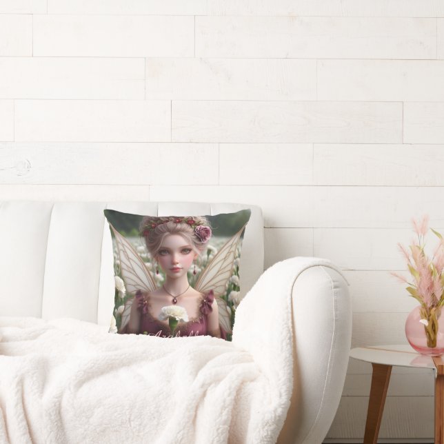 Schöne Januar Fairy in den Nelken Kissen (Liege)