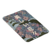 Schöne japanische Blumen Magnet (Rechte Seite)