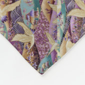 Schöne japanische Krane Fleecedecke (Ecke)