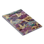 Schöne japanische Krane Notizblock (Rechte Seite)