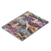 Schöne japanische Krane Notizblock (Linke Seite)