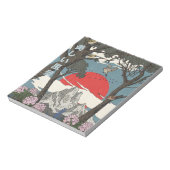 Schöne japanische Landschaft Notizblock (Rotiert)