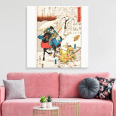 Schöne japanische Samurai Art Leinwanddruck (Insitu (Wohnzimmer))