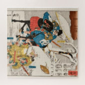 Schöne japanische Samurai Art Puzzle (Horizontal)