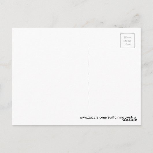 Schöne Jellyfish Postkarte (Rückseite)