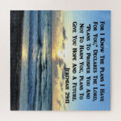 SCHÖNE JEREMIAH 29:11 BLAUE SKIES PUZZLE (Horizontal)