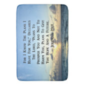 SCHÖNE JEREMIAH 29:11 SCRIPTURE VERSE BADEMATTE (Vorderseite Vertikal)