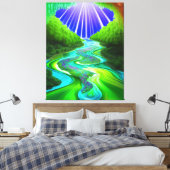 Schöne Jordan Vivid Landschaft Leinwanddruck (Insitu (Schlafzimmer))
