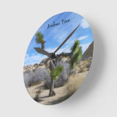 Schöne Joshua-Baum-Uhr! Runde Wanduhr (Winkel)