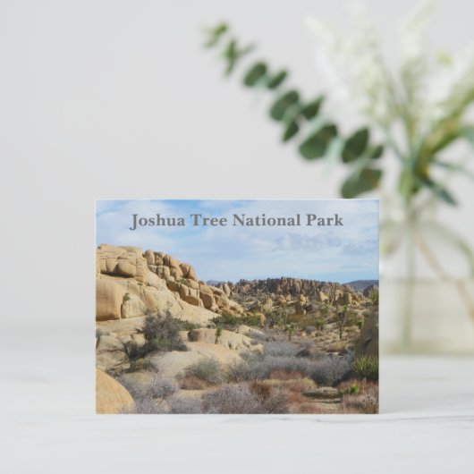 Schöne Joshua Tree Postcard! Postkarte (Stehend Vorderseite)