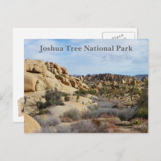 Schöne Joshua Tree Postcard! Postkarte (Vorne/Hinten)