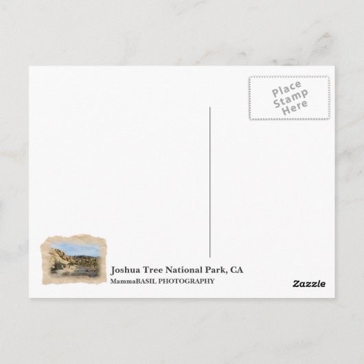 Schöne Joshua Tree Postcard! Postkarte (Rückseite)