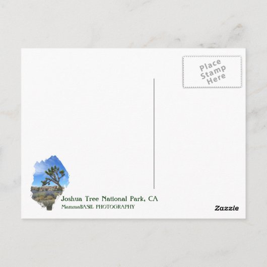 Schöne Joshua Tree Postcard! Postkarte (Rückseite)
