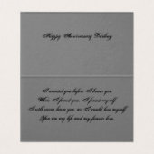 Schöne Jubiläumskarte - Sonnenuntergang am See (Innenseite Aufgefaltet)