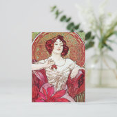 Schöne Jugendstil-Postkarte Postkarte (Stehend Vorderseite)