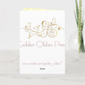 Schöne Jugendstilkarten Karte (Rückseite)