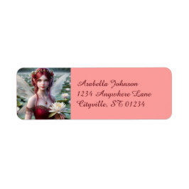 Schöne Juli Fee in Water Lilies