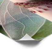 Schöne Juli Fee in Water Lilies Poster (Ecke)