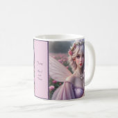 Schöne June Fairy in Rose Kaffeetasse (VorderseiteRechts)