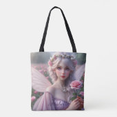 Schöne June Fairy in Rose Tasche (Rückseite)