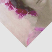 Schöne, junge Dame, Belle Epoque, viktorianische Z Seidenpapier (Ausschnitt)