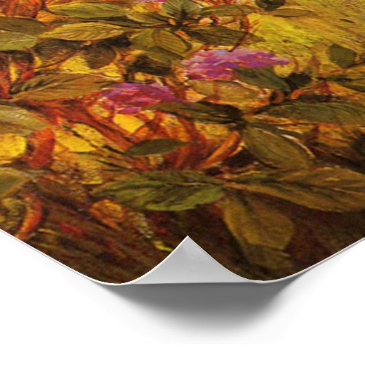 Schöne, junge Dame, Blume, von Albert Lynch, Belle Poster (Ecke)