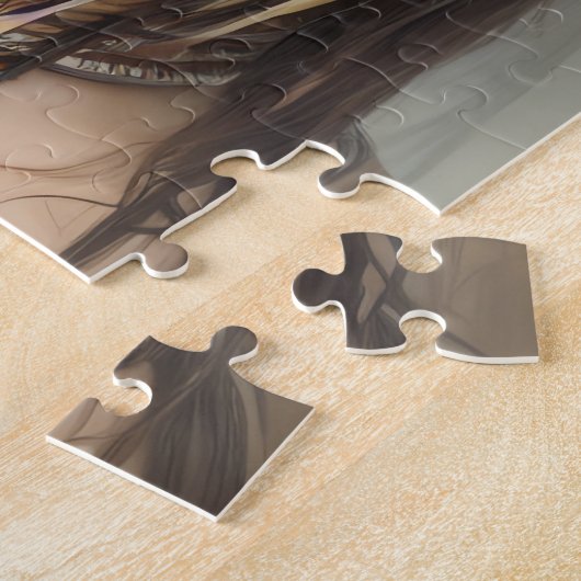 SCHÖNE JUNGE INDISCHE NATIVE MÄDCHEN JIGSAW PUZZLE (Seite)