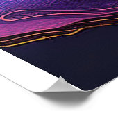 Schöne, junge Kätzchen mit Garnkugel Poster (Ecke)