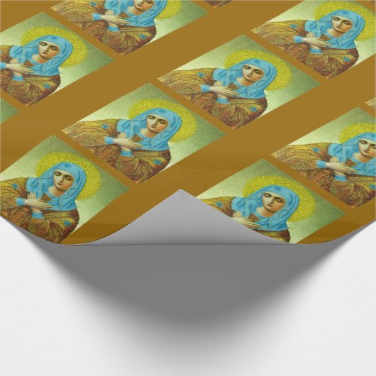 Schöne Jungfrau Geschenkpapier (Ecke)