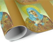 Schöne Jungfrau Geschenkpapier (Rolleneckpunkt)