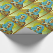Schöne Jungfrau Geschenkpapier (Ecke)