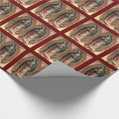 Schöne Jungfrau Geschenkpapier (Ecke)