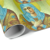 Schöne Jungfrau Geschenkpapier (Rolleneckpunkt)